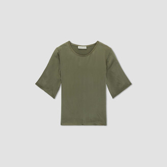 Everlane The Satin Relaxed Tee