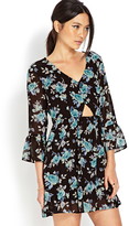 Thumbnail for your product : Forever 21 Flutter Flower Cutout Dress