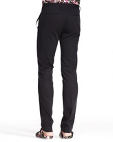 Thumbnail for your product : Givenchy Tab-Pocket Wool/Mohair Trousers, Black