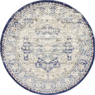 RugPal Bellona Oriental Beige/Blue Area Rug