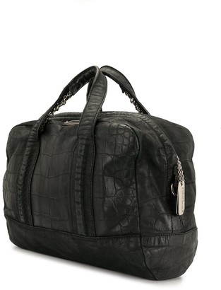 Givenchy Pre-Owned Crocodile Effect Two-Way Bag