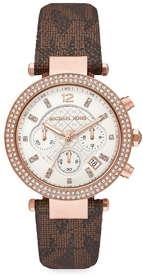 Michael Kors Rose Gold Watch | Shop the world's largest collection of  fashion | ShopStyle