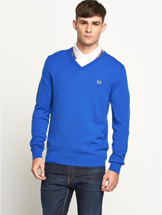 Mens vintage v neck sweater Clearance