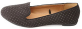 Thumbnail for your product : Charlotte Russe Studded Smoking Slipper Loafers