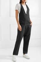 Thumbnail for your product : Bassike Cotton-blend Drill Jumpsuit - Black