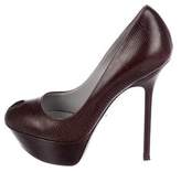 Thumbnail for your product : Sergio Rossi Lizard Platform Pumps