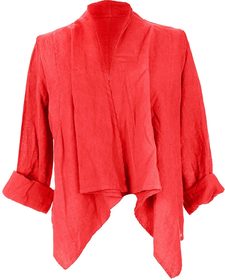 cropped waterfall jacket