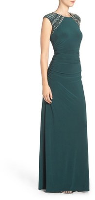 Vince Camuto Women's Embellished Stretch Gown