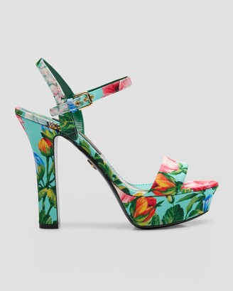 Dolce Gabbana Floral Sandal