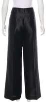 Thumbnail for your product : Oscar de la Renta High-Rise Silk Pants