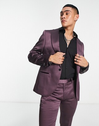 Mens Purple Suit Jacket | ShopStyle