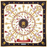 Thumbnail for your product : Aspinal of London Lion Key Silk Scarf