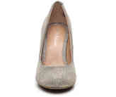 Thumbnail for your product : Kelly & Katie Women's Isabella Glitter Pump -Gold/Silver Glitter