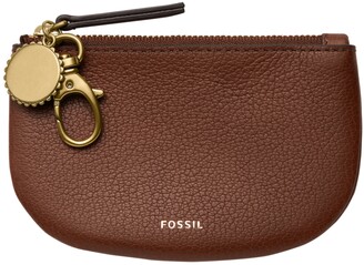 Fossil Polly Leather Zip Pouch