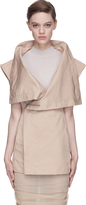 Thumbnail for your product : Rick Owens Nude Twill Winged Carapace Jacket