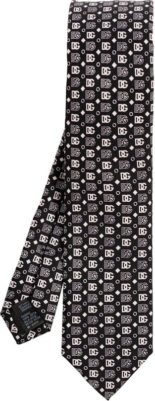 Dolce & Gabbana DG Logo Jacquard Tie