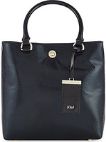 Thumbnail for your product : Karen Millen Snake-embossed small tote