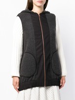 Thumbnail for your product : See by Chloe Zipped Hooded Gilet