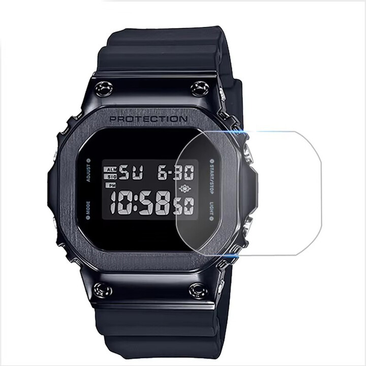 KomoKe 3pcs Screen Protector Cover Film For Casio DW-5600/5610 AE-1200/1300/1400 A158WA A159WA A168WA A700 AQ230 GBD-200 GX-56 GBX-100