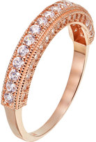 Thumbnail for your product : Kohl's Cubic Zirconia 10k Rose Gold Ring