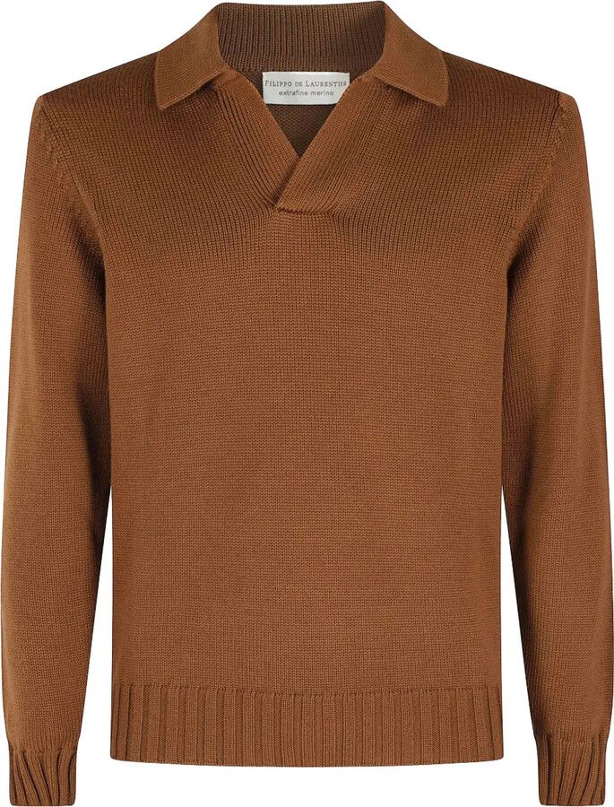 Filippo De Laurentiis Long-Sleeves Polo Shirt