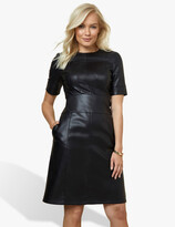 Thumbnail for your product : Marks and Spencer Faux Leather Knee Length Shift Dress