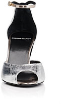 Thumbnail for your product : Pierre Hardy WOMEN'S CALAMITY METALLIC-LEATHER ANKLE-STRAP SANDALS