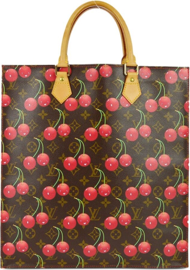 Louis Vuitton 2005 Pre-Owned Monogram Cherry-Print Bucket Bag - ShopStyle
