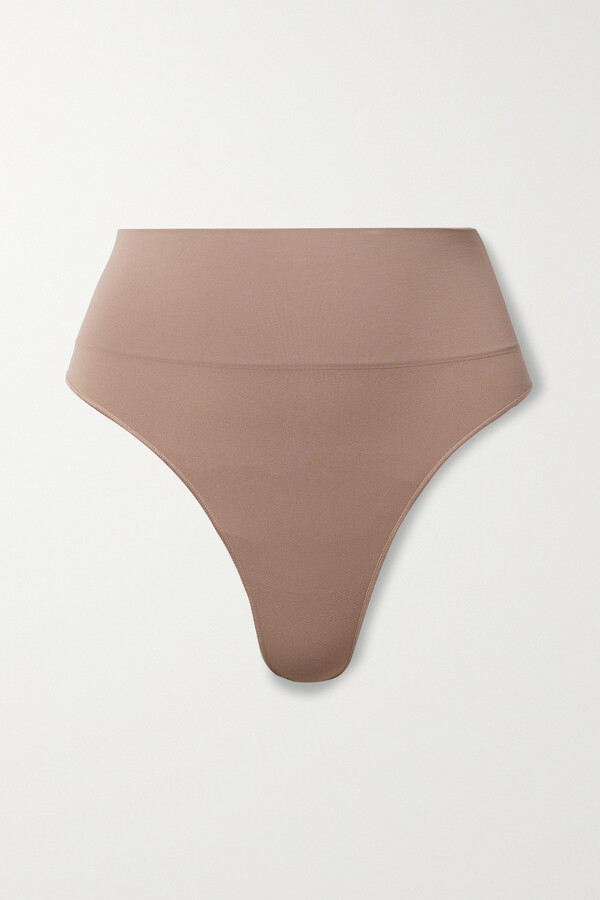 Spanx Ecocare Stretch Thong - Brown - ShopStyle Plus Size Lingerie