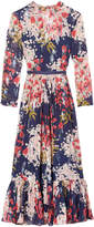 Thumbnail for your product : Rebecca Taylor J'Adore Floral Print Clip Dress