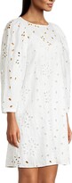 Thumbnail for your product : Rebecca Taylor Sarah Embroidered Shift Dress