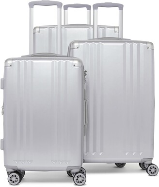 CalPak Ambeur 3-Piece Metallic Luggage Set