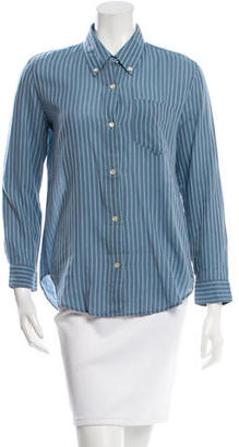 Etoile Isabel Marant Pinstripe Button-Up Top