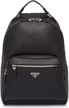 Prada Saffiano leather backpack - ShopStyle
