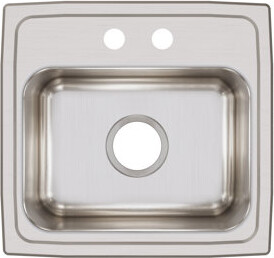 Elkay Lustertone 17" L x 16" W Drop-In Kitchen Sink