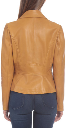 Badgley Mischka Envelope Leather Jacket