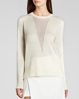 Thumbnail for your product : BCBGMAXAZRIA Sweater - Joice Sheer V
