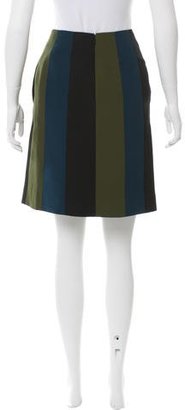 Fendi Striped Knee-Length Skirt w/ Tags