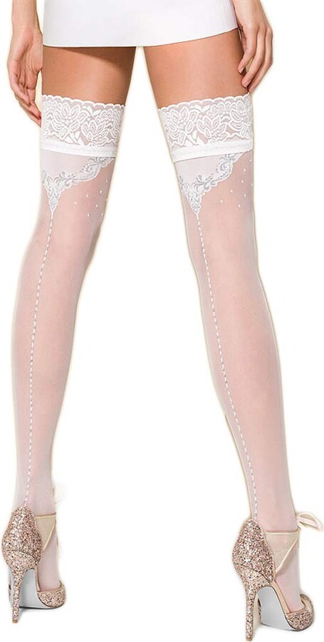 20-40 DEN verschiedene Modelle Selente Lovely Legs raffinierte halterlose Damen Strümpfe made in EU 