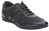 Thumbnail for your product : Kenneth Cole New York black leather and mesh 'I'm Plate-D' sneakers