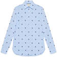 gucci feline head and symbols fil coupe shirt