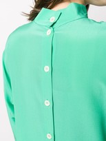 Thumbnail for your product : Jejia Back Buttoned Silk Blouse