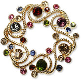 Thumbnail for your product : Jones New York Brooch, Gold-Tone Multi-Color Stone Wreath Pin Box