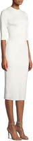 Thumbnail for your product : Alice + Olivia Delora Fitted Mock-Neck Midi Dress