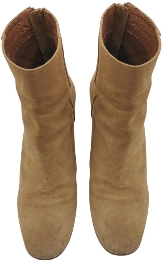 sandro suede ankle boots