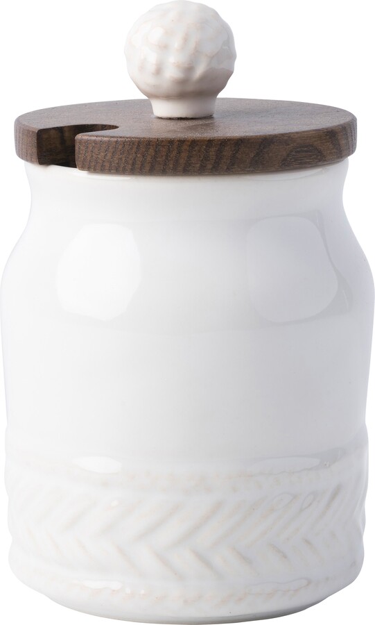 Juliska Le Panier Ceramic Sugar Pot