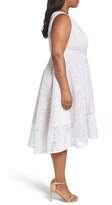 Thumbnail for your product : Adrianna Papell Bonded Mesh High/Low Dress