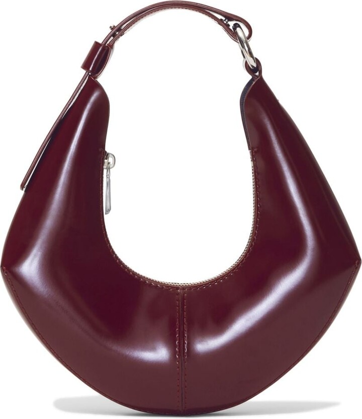 MINI SORBONNE Burgundy patent leather bag