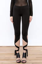 Thumbnail for your product : Sweet Claire Ankle Tie Leggings