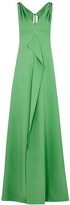 Thumbnail for your product : Roland Mouret Fuller Green Cady Gown